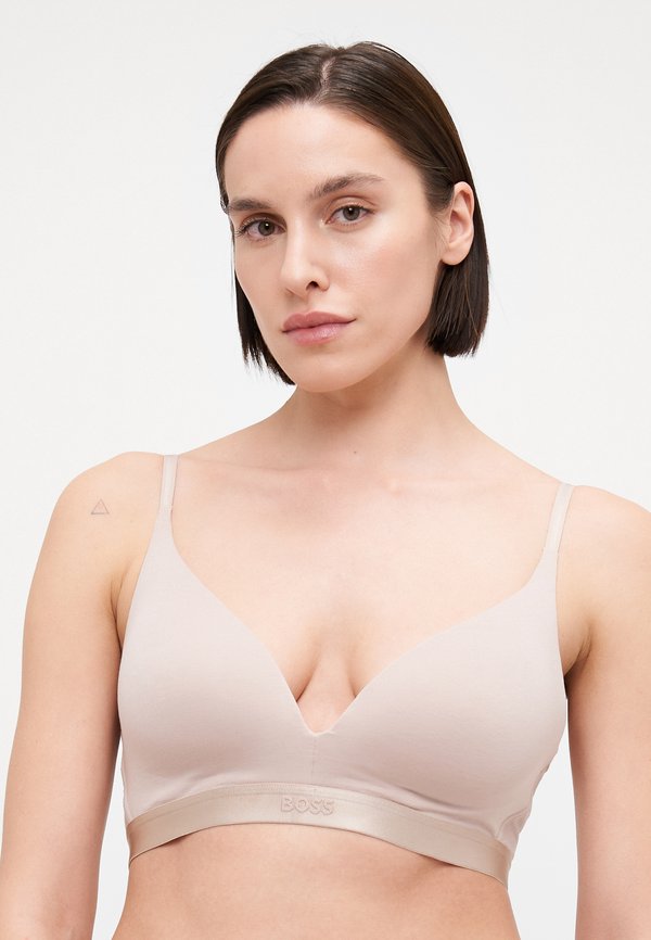 TRIANGLE PADDED BRA - Triangle bra - light beige2