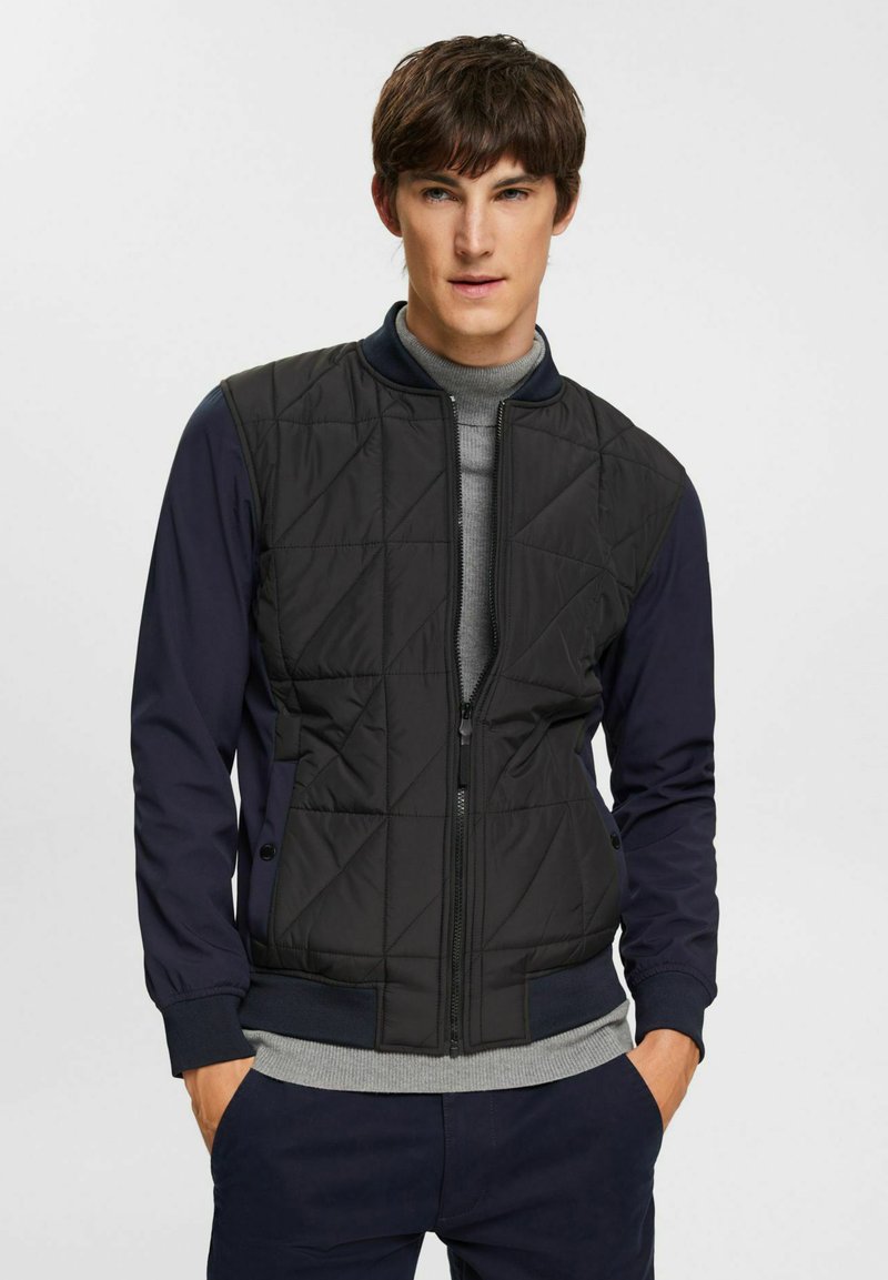 Esprit Bomber Jacket navy/mottled dark blue Zalando.co.uk