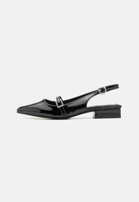 RAMIA - Ballerine con cinturino - black