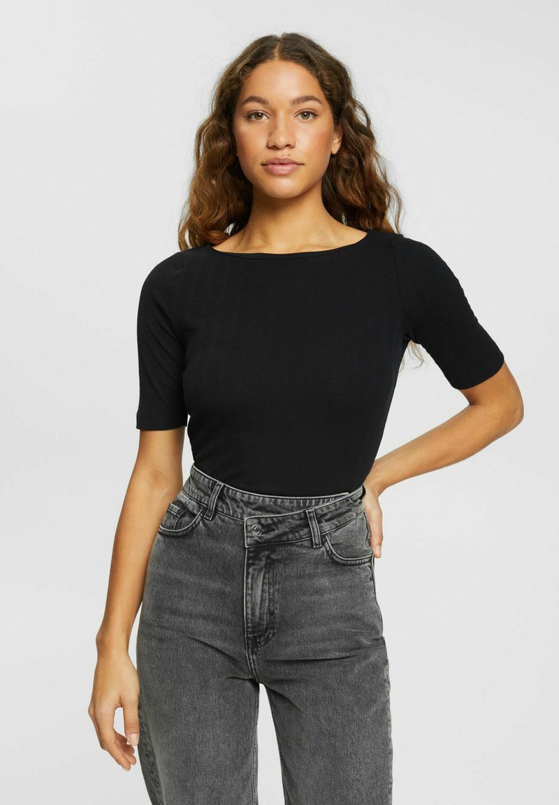 Esprit IN OPTIK TShirt basic black/schwarz Zalando.ch