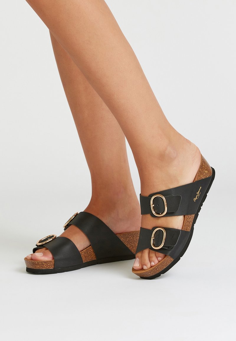 Pepe Jeans OBAN CALIFORNIA Platåsandaletter black/svart Zalando.se