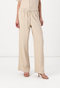 ONLY - ONLCARO PULL UP PANT - Bukse - tan Miniatyrbilde 1
