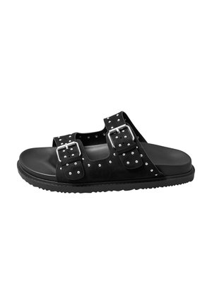 EXTRA WIDE FIT BUCKLE STRAP - Muiltjes - black
