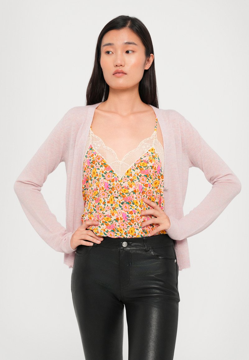 Cardigan Zadig & Voltaire Rosa Bam - Taille XS/S, Beige, Laine Mélangée, Neuf Avec étiquettes