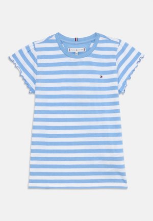 ESSENTIAL STRIPE RUFFLE - T-Shirt print - cloudy blue