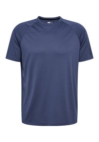 Hummel COURT LIGHT WEIGHT  - T-shirt till träning - blue indigo