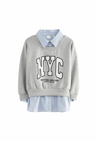 Next SLOGAN MOCK REGULAR FIT - Sweatshirt - grey
