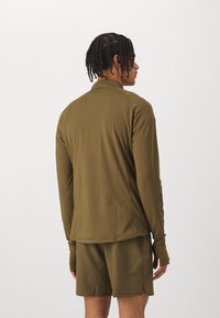 Björn Borg MIDLAYER HALF ZIP - Hosszú ujjú felső - dark olive