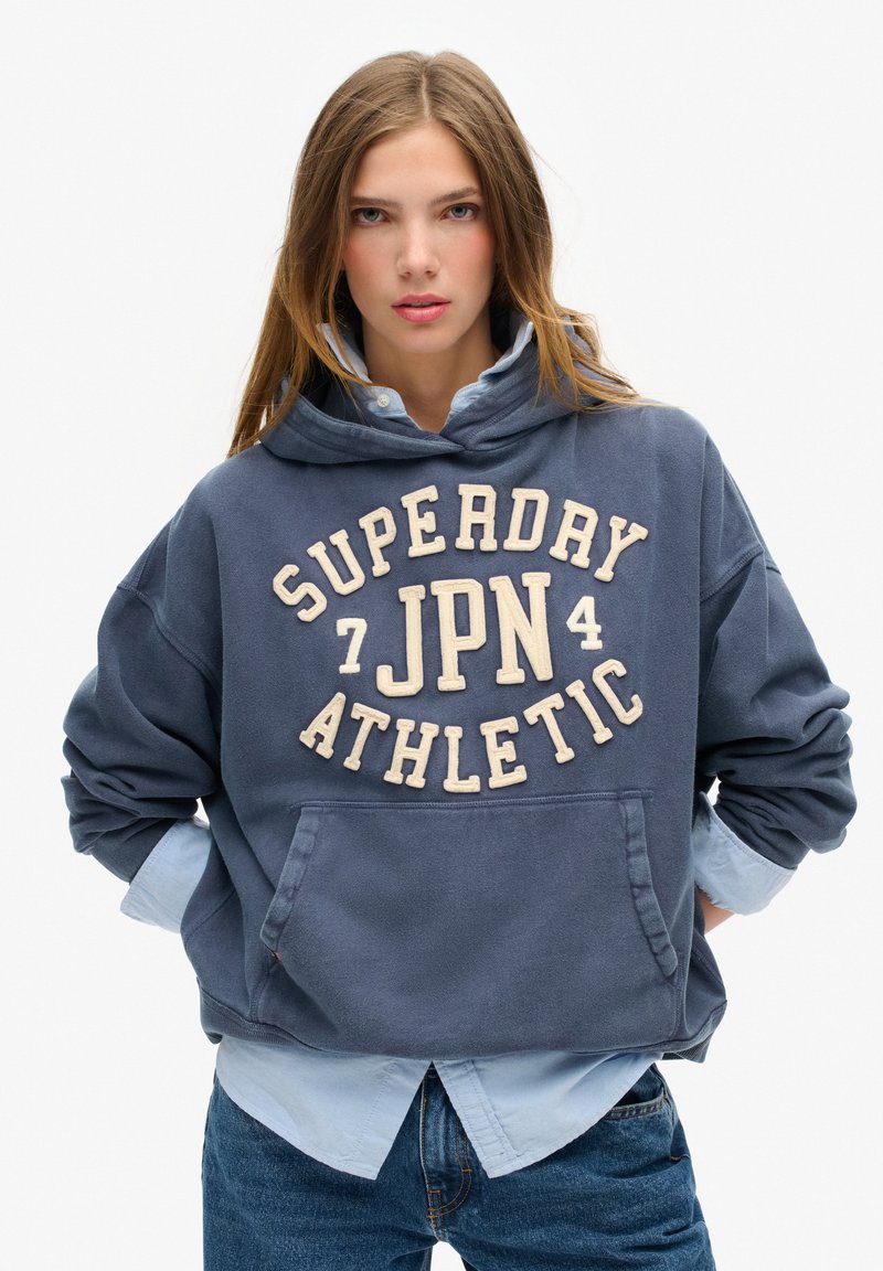 Superdry & Co ATHLETIC ESSENTIALS  - Sudadera - mariner navy