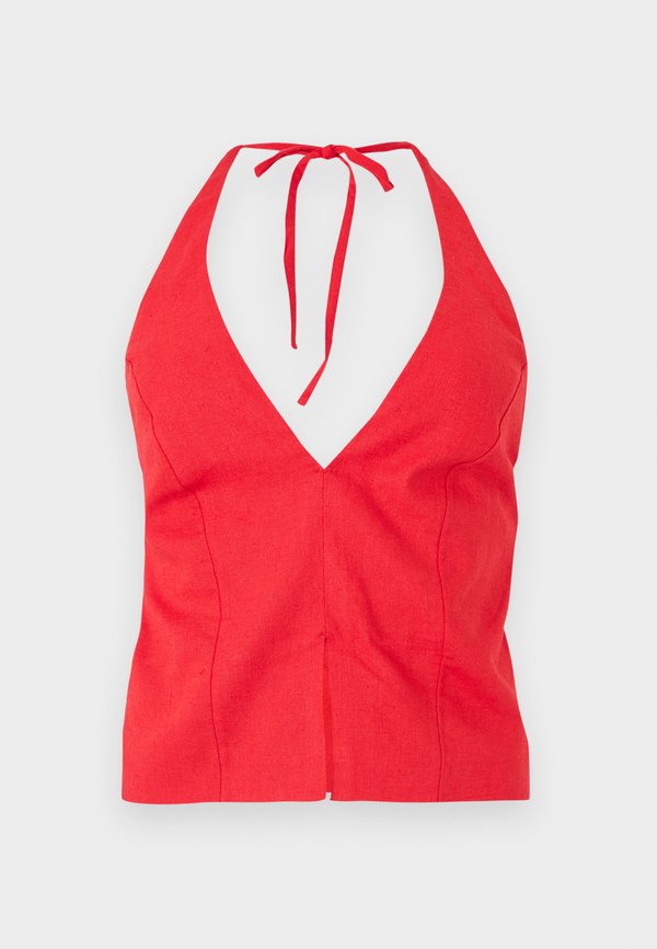 BARE CLEAN FRONT HALTER VEST - Top2