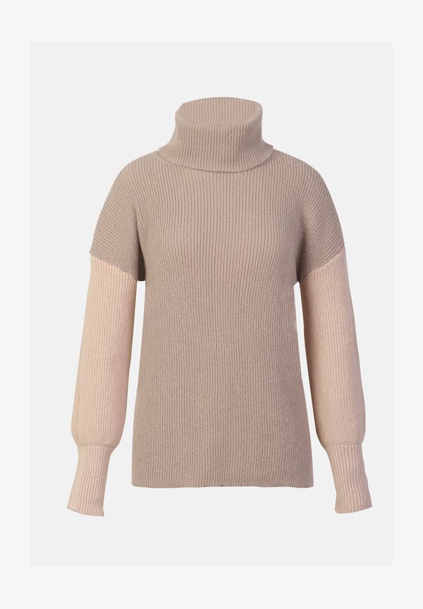 COLOURBLOCK TURTLENECK KNIT - Jumper2