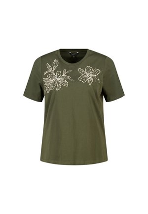 MS Mode, MS MODE T-SHIRT NOT TRANSLATED - T-shirt print - khaki