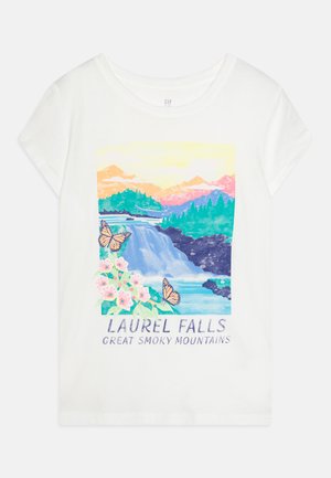 GIRLS - Print T-shirt - off-white