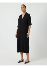 YAS Strikket kjole - black