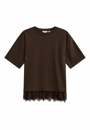 Dobber, AKKI TOP - T-shirt print - dark brown