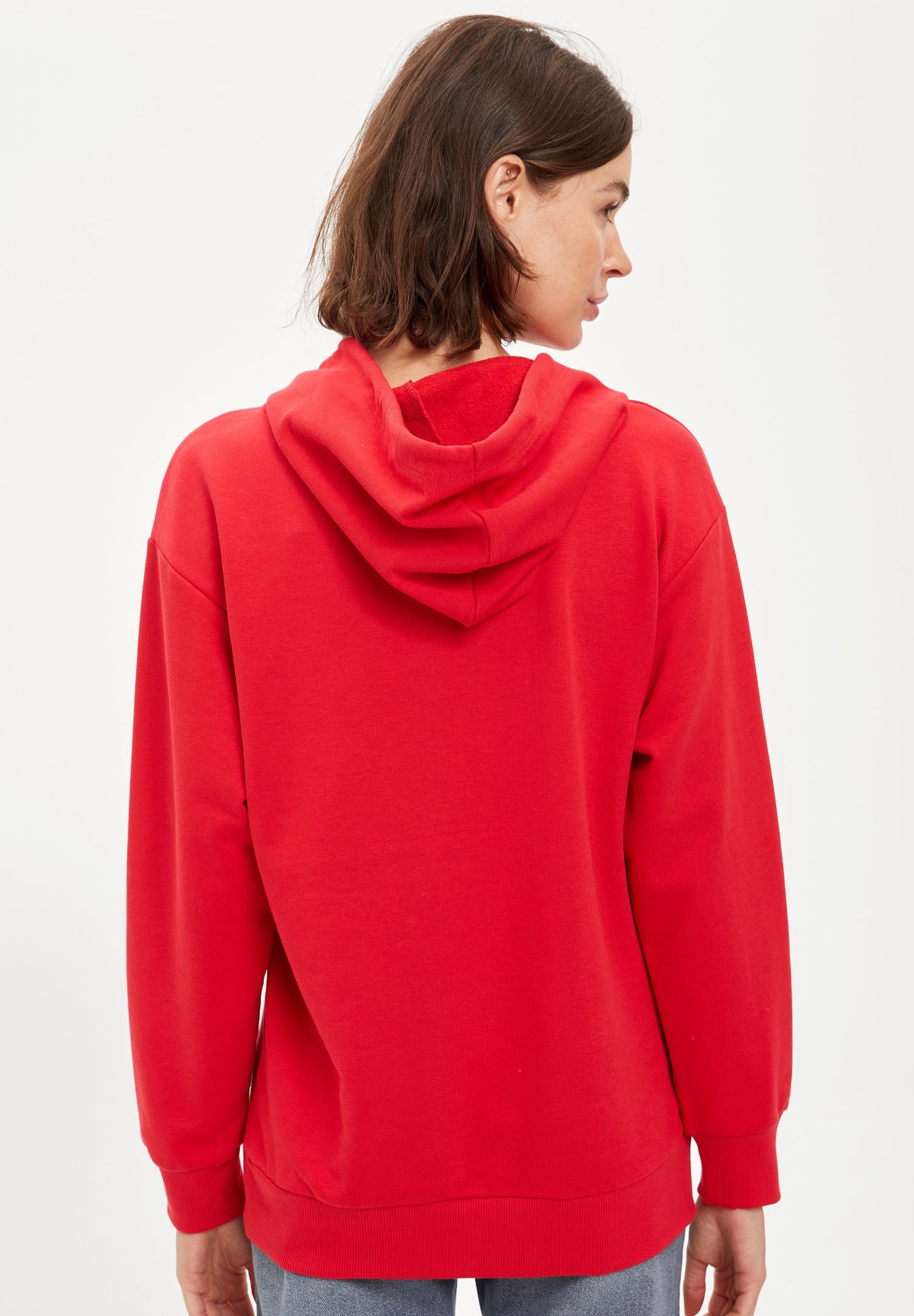 DeFacto Felpa con cappuccio - red/rosso - Zalando.it
