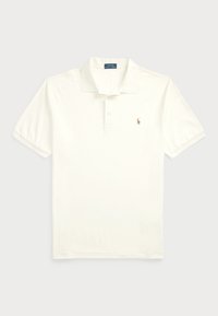 SOFT COTTON POLO SHIRT - Bluză polo - pale cream