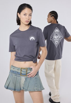 YOURTURN UNISEX - Μπλουζάκι με στάμπα - dark grey