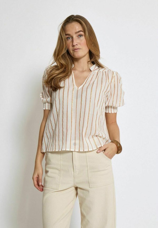 Bluse - cloud dancer