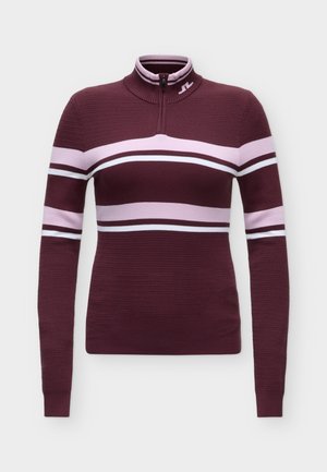 J.LINDEBERG Sports, ARIADNE KNIT QUARTER ZIP - Пуловер - winetasting
