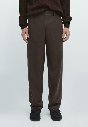 JOGGER FIT - Chino - dark brown