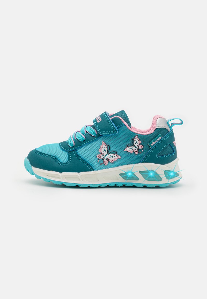 LICO BLINKY GIRL - Sportcipő - petrol/turquoise/rose