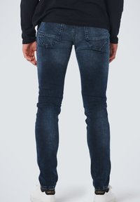 NO EXCESS STRETCH - Straight leg jeans - dark denim