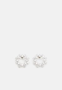 MATRIX HOOP EARRINGS PEAR CUT - Øredobber - white
