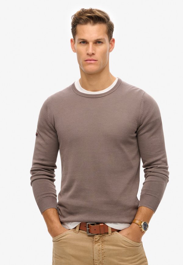 ESSENTIALS LIGHTWEIGHT CREW - Strickpullover