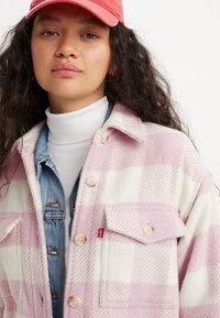 Levi's® NOLA SHACKET - Jeansjakke - darla gingham keepsake lilac