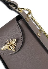 DrachenLeder Handtas - braun taupe