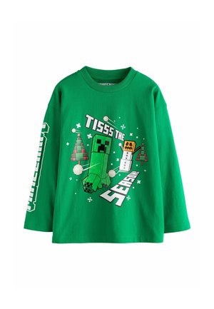 Next, LONG SLEEVE CHRISTMAS T-SHIRT - Sweatshirt - green minecraft