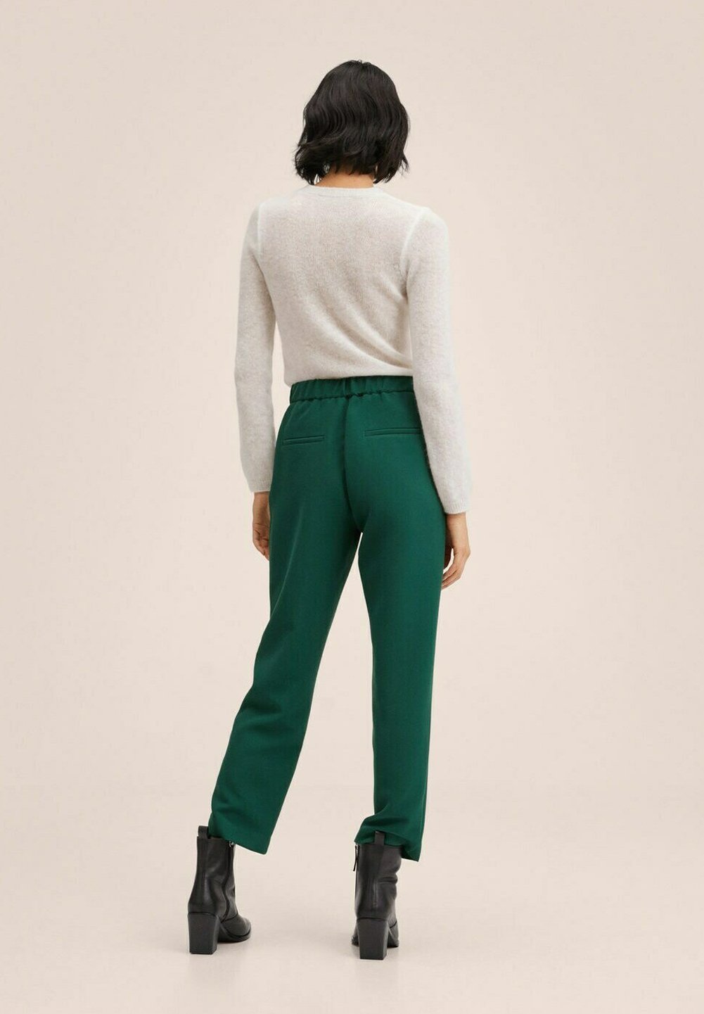 Mango Pantalones - verde - Zalando.es