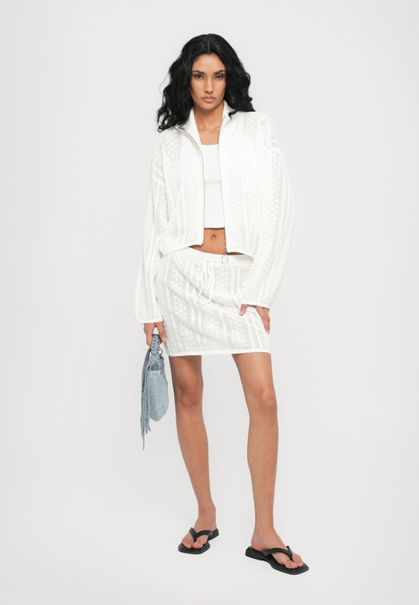 TINE SKIRT - Mini skirt - ecru2