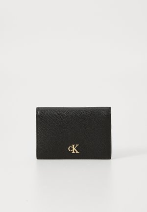 MIN MONOGRAM FLAP CARDCASE - Portefeuille - black
