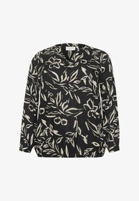 Vald, black sand painted flower