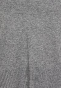 JDY JDYPRIME LIFE L S V-NECK - Pulover - medium grey melange