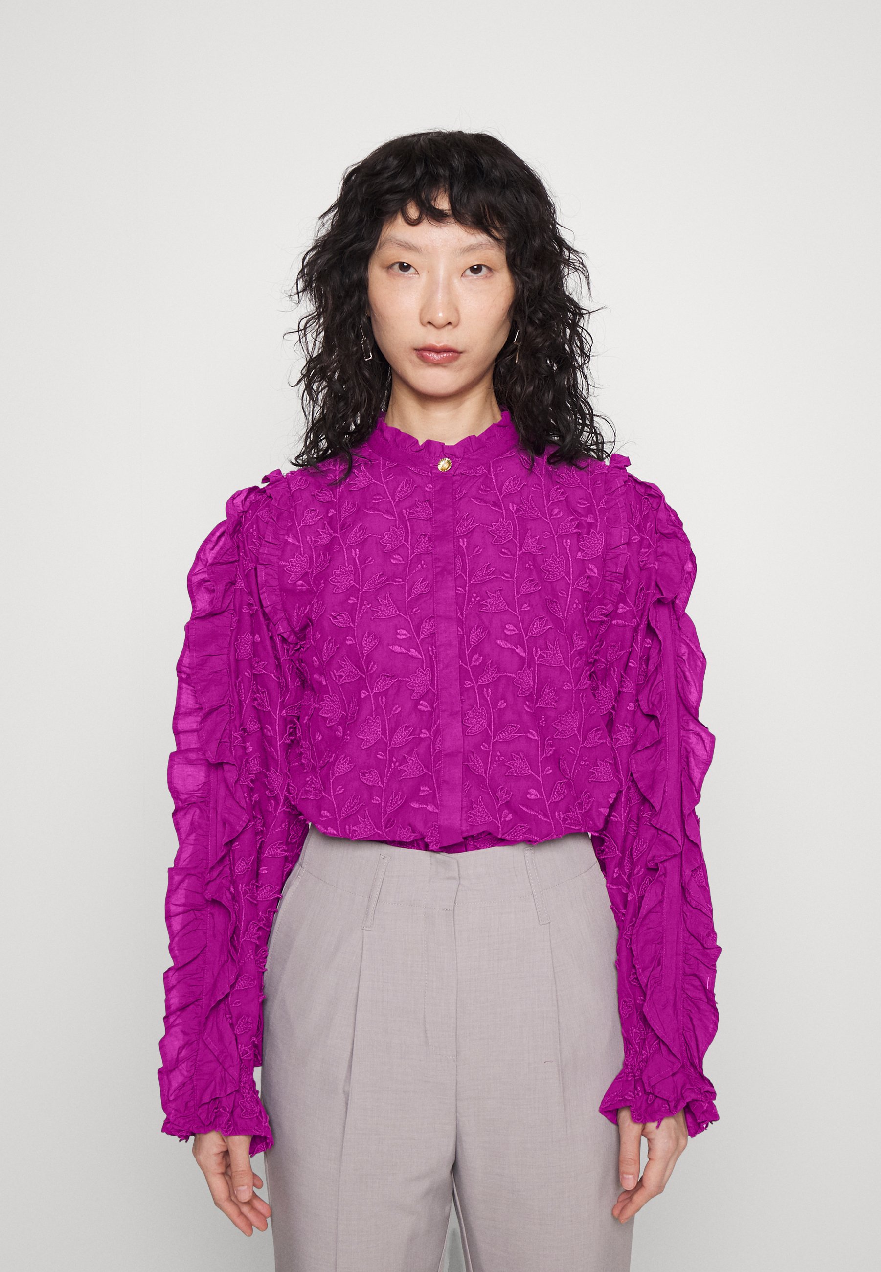 Fabienne Chapot FIEN LEO BLOUSE - Overhemdblouse - purple/paars - Zalando.nl