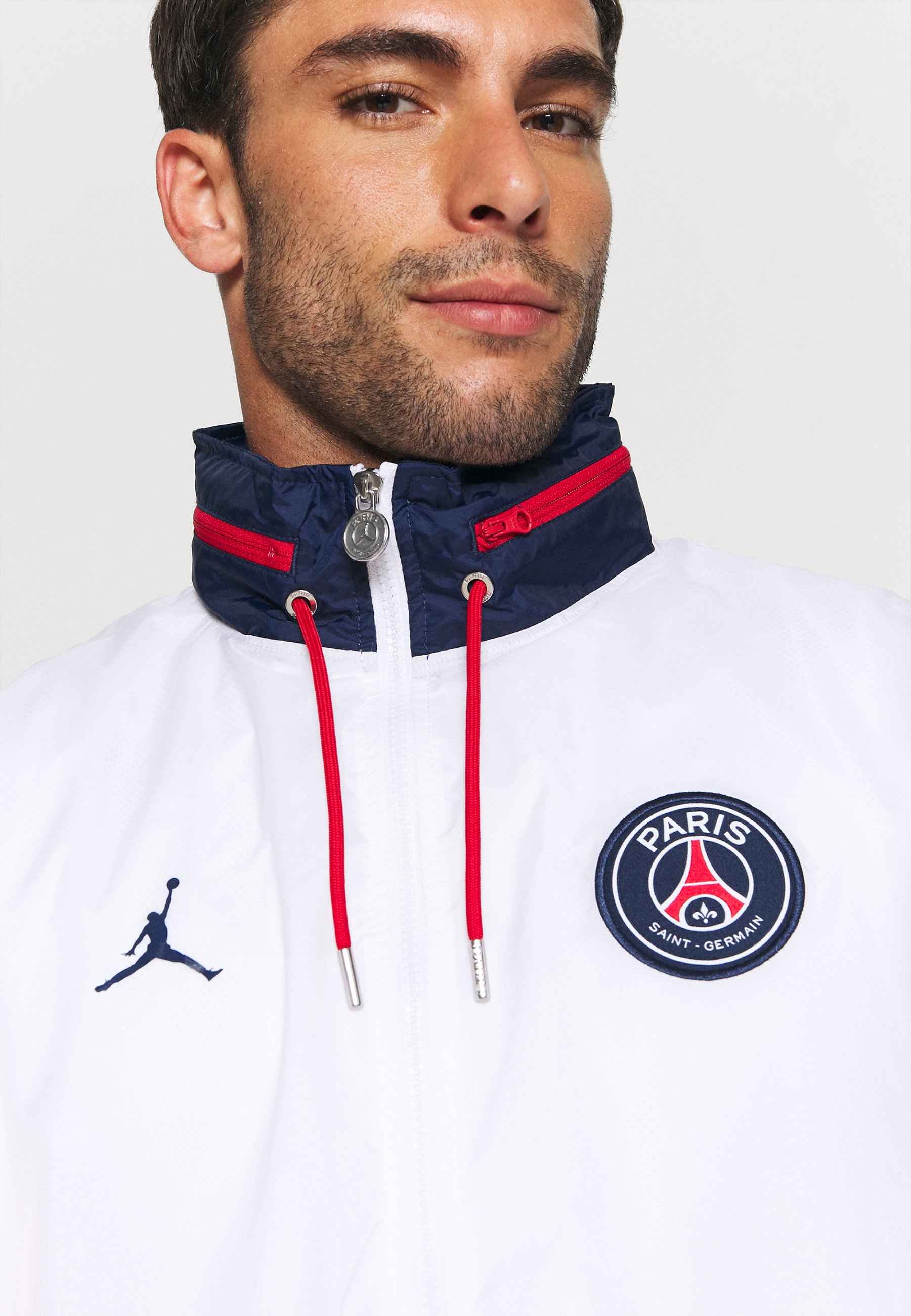 Nike Performance PARIS ST. GERMAIN HOODED - Equipación de clubes -  white/midnight navy/blanco - Zalando.es