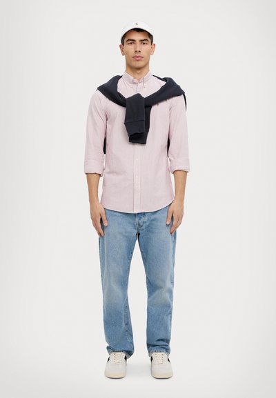 Polo Ralph Lauren LONG SLEEVE SPORT SHIRT - Krekls - uni wine/white
