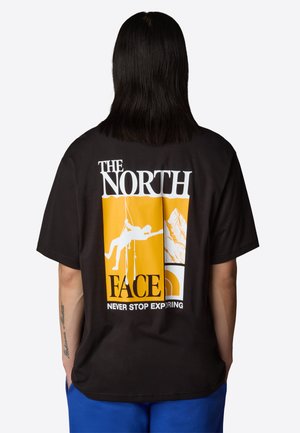 VINTAGE ARCHIVE - Print T-shirt - tnf black tnf white sum
