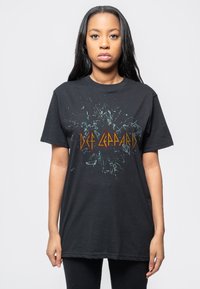 Paradiso Clothing DEF LEPPARD SHATTER - Print T-shirt - black