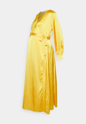 Never Fully Dressed MAMA YELLOW WRAP DRESS - Vestido informal - yellow