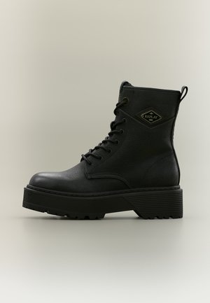 Replay, LUISA FLAME - Bottines à plateau - black