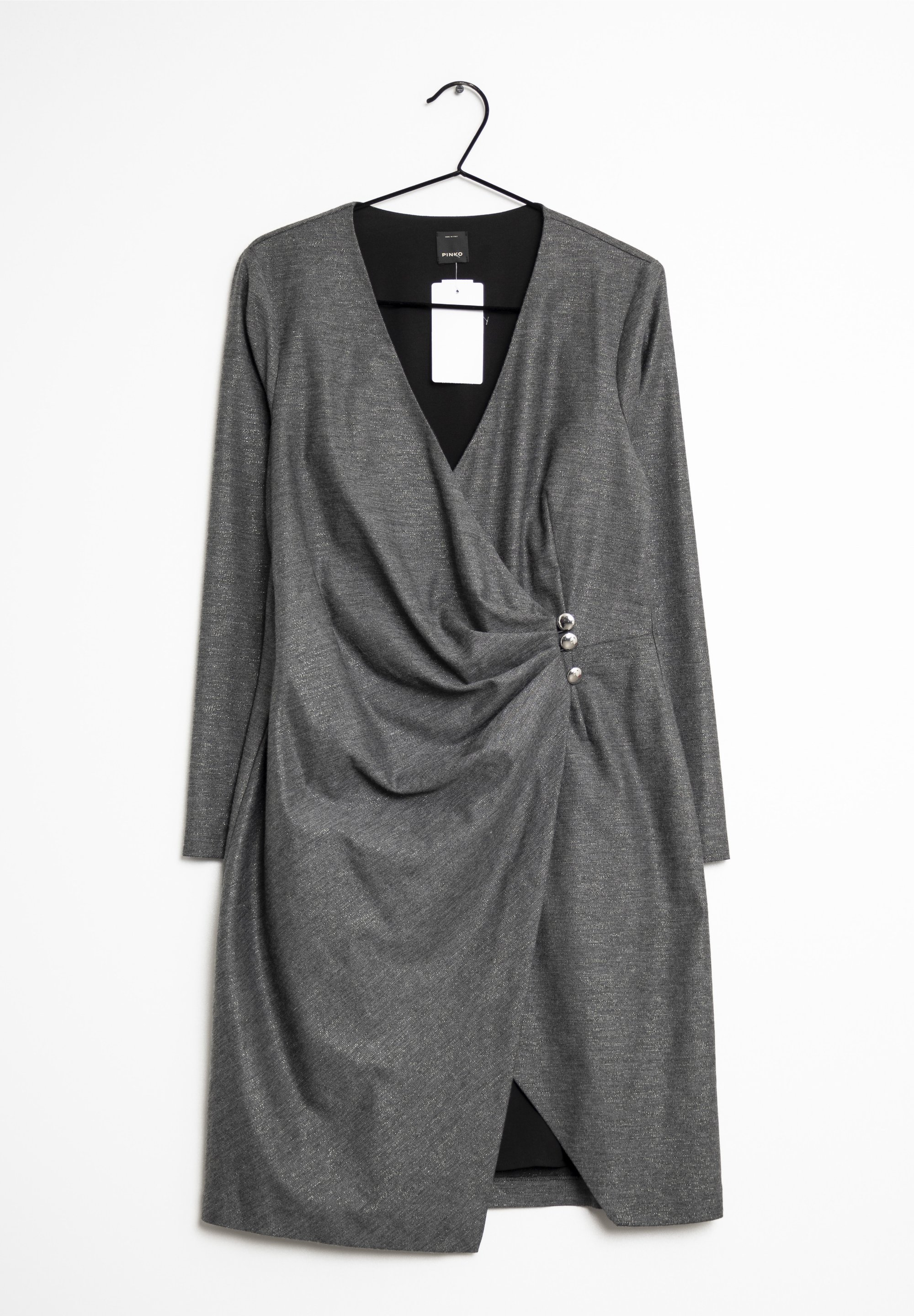 pinko silver dress Satin dress Pinko | color Gray