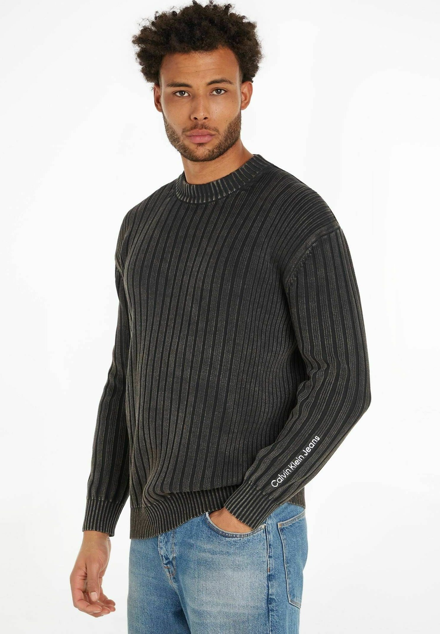 Calvin Klein Jeans GMD - Jumper - schwarz/black - Zalando.de