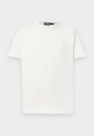 SHORT SLEEVE - Lihtne T-särk - clubhouse cream