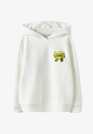 REGULAR FIT - Džemperis su gobtuvu - cloud dancer