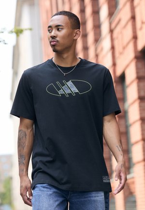 LOGO TEE - Nyomott mintás póló - black