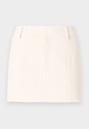 Good American, SUITING MINI SKIRT - Fustă mini - cloud white